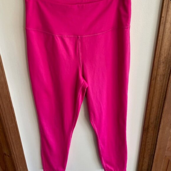 CROWN & IVY Athletic Activewear Leggings Pink M - Picture 12 of 16